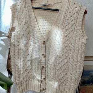 VINTAGE WOOL CARDI VEST 🤤🍂